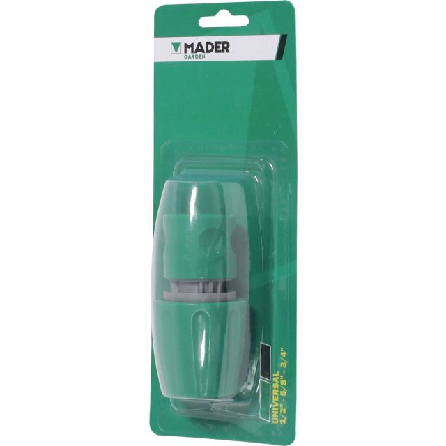 Conector manguera universal ø 1/2" -  ø 3/4" - ø 5/8" (Mader 90529)