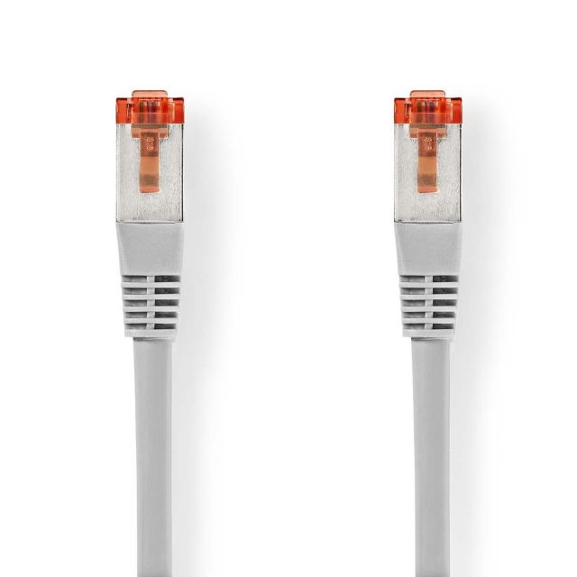 10m. conexión macho RJ45 a macho RJ45 CAT6 (Nedis CCGL85221WT100 )