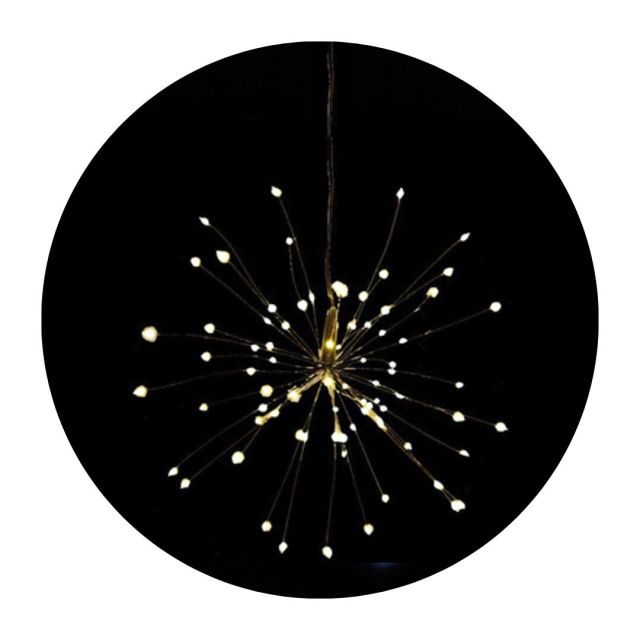 Estrella colgante Led para interior blanco cálido ø50cm 200 Leds (F-Bright 00928)