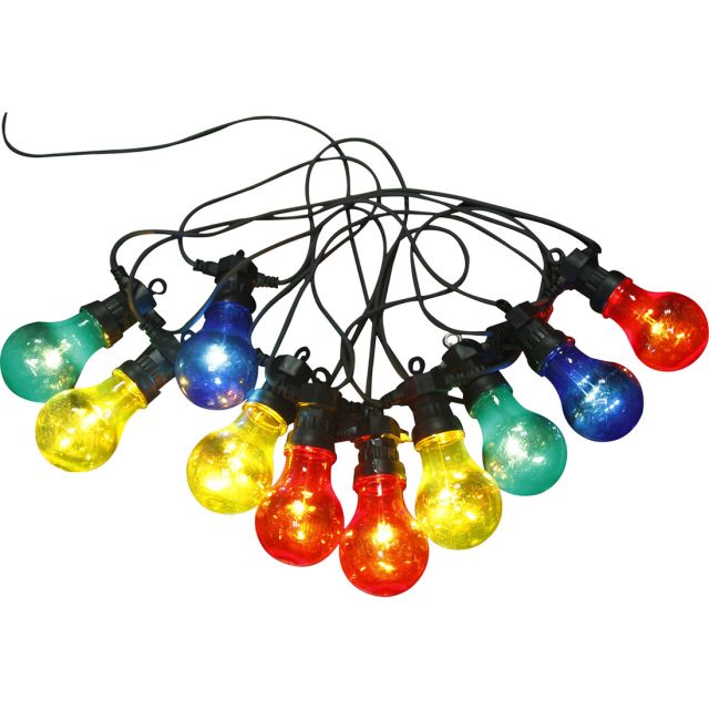 0,75m. guirnalda 10 bombillas Led multicolor exterior Nirvana a red (Globo 3400S )