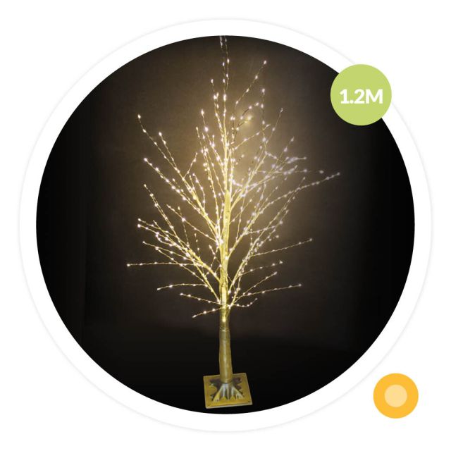 Árbol ramas Led dorado Sirka a red 8W 120cm. (GSC 204690155)