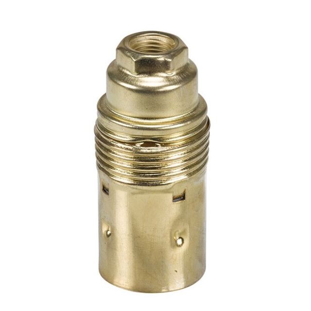 Portalámparas liso E14 Latonado (Simon IL851440)