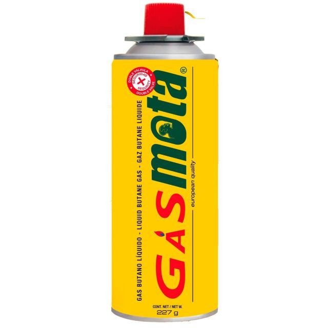 Cartucho de gas butano líquido Gasmota 227gr. (Mota GS01)