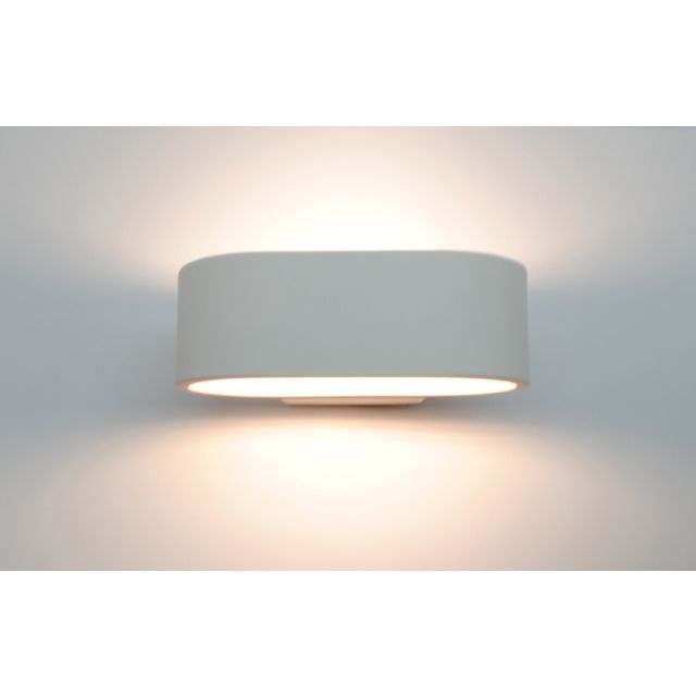 Aplique Led de pared aro  6W 3000°K 425lm 170x110mm. (F-Bright 2074010)