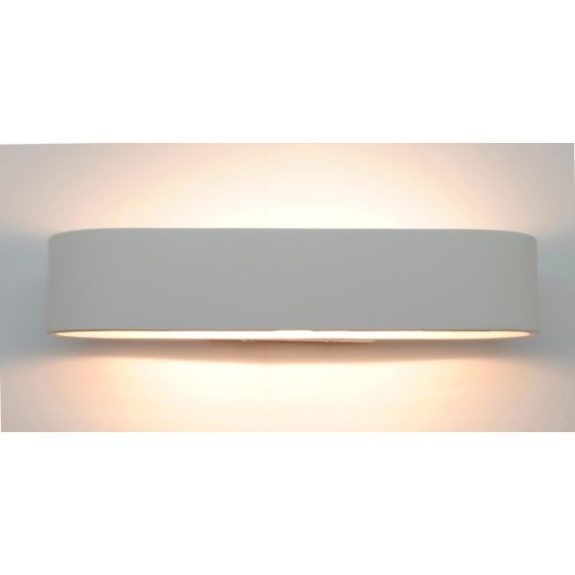 Aplique Led de pared aro grande  6W 3000°K 420lm 260x110mm. (F-Bright 2074011)