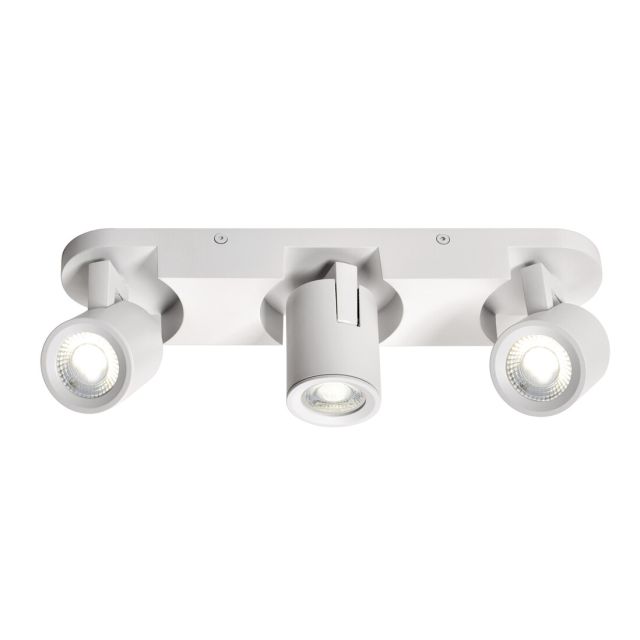 Regleta de aluminio 3 focos serie Tonik blanca GU10 (Jueric 10297)