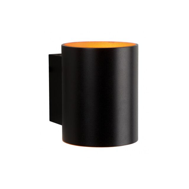 Aplique de pared redondo de aluminio negro G9 (Spectrum SLIP006004)