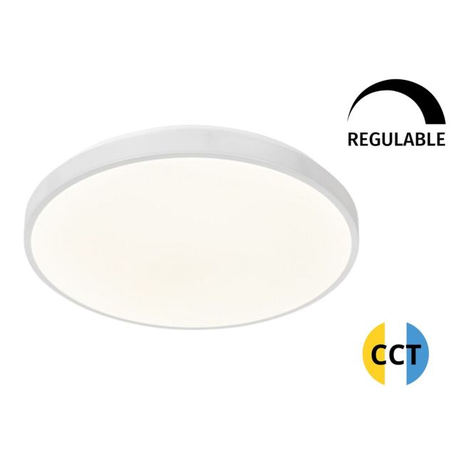 Plafón Led Ova regulable en tono e intensidad 50W 3750Lm (Jueric 10277)