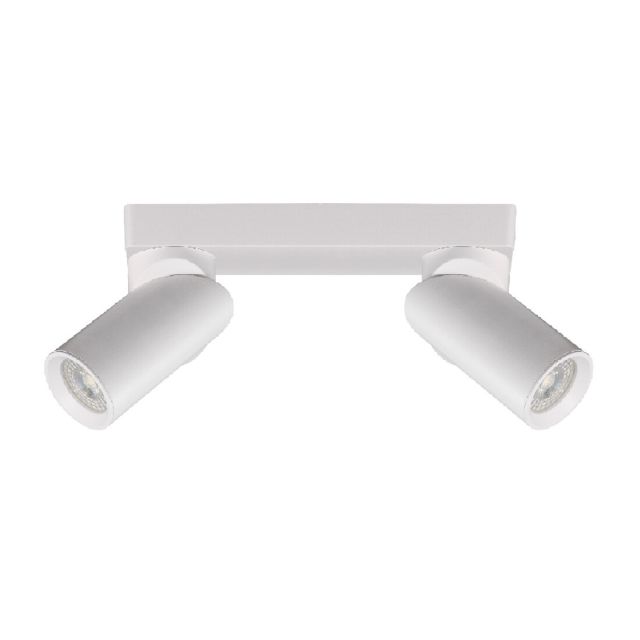 Regleta de aluminio 2 focos modelo Bremen GU10 (Jueric 10376)