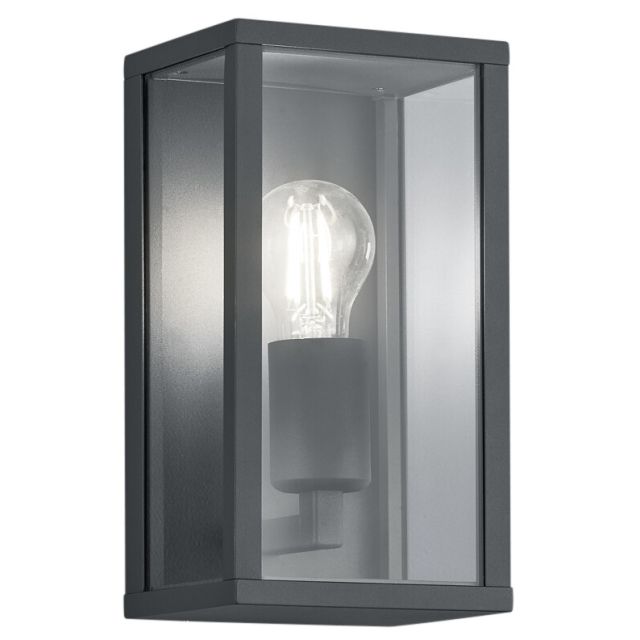 Aplique de pared Garonne antracita E27 IP44 (Trio Lighting 201860142)