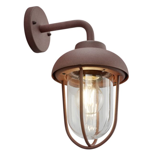 Aplique de pared Duero óxido E27 IP44 (Trio Lighting 202760124)