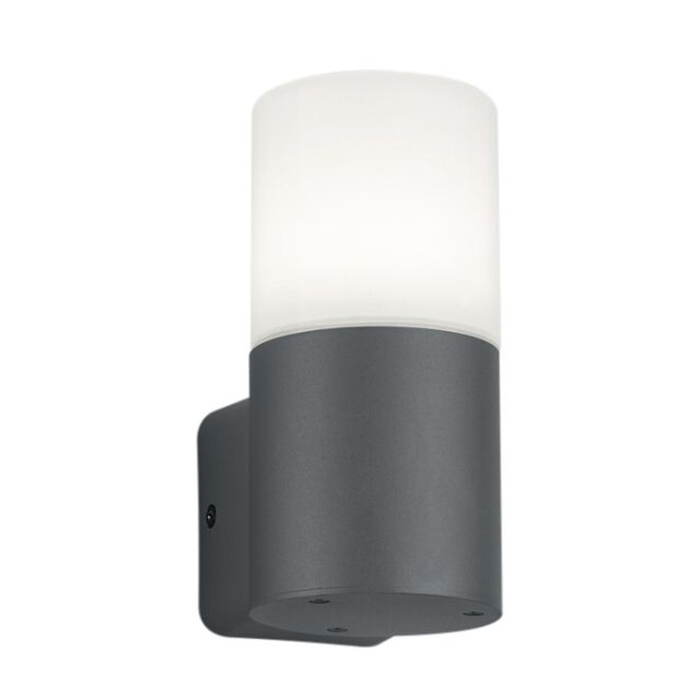 Aplique de pared Hoosic antracita E27 IP44 (Trio Lighting 224060142)