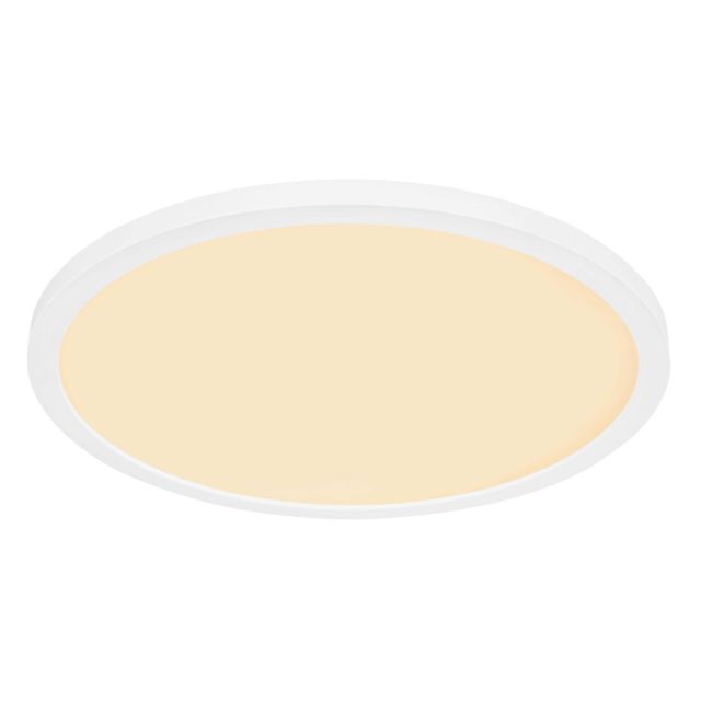 Plafón Led retroiluminado Sapana blanco Ø29,4 cm 18W 1600Lm IP44 (Globo 41562-18W)