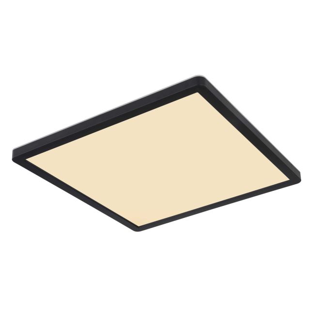 Plafón Led retroiluminado Sapana negro 18W 1500Lm IP44 (Globo 41563-18B)