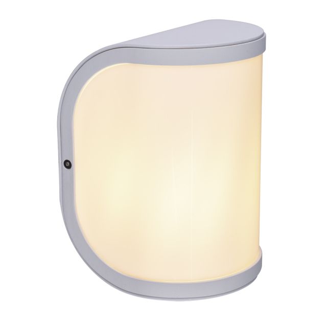 Aplique exterior aluminio blanco Segga E27 IP44 (Globo Lighting  32128W)
