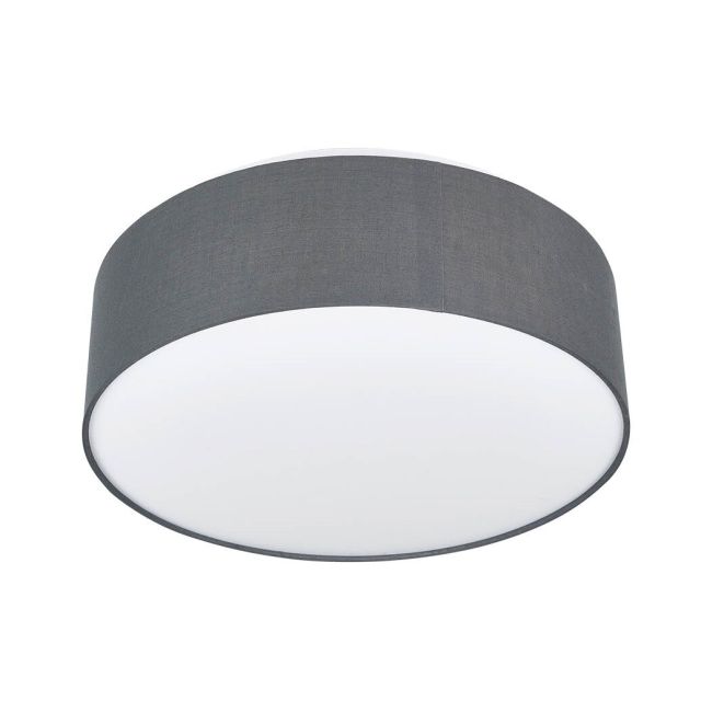 Plafón LED de tela Kasker regulable gris 22W IP20 Ø40cm. (GSC 203605069)