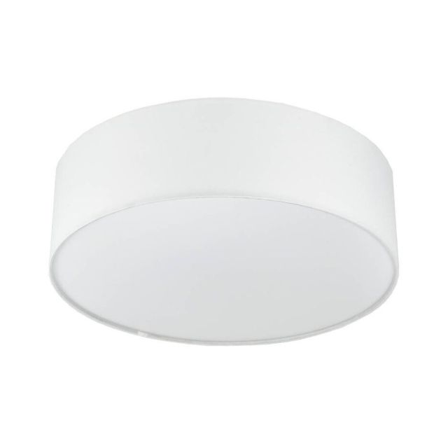 Plafón Gemena blanco tela 2xE27 60W IP20 Ø40cm. (GSC 203600006)