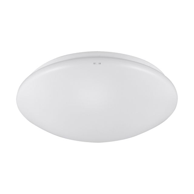 Plafon techo blanco Stig E27 para bombilla Led Máx.13W IP20 ø260mm. (Strühm 04137)