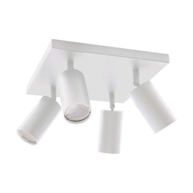Plafón techo blanco Manam 4xGU10 Máx.2x35W IP20 250mm (Strühm 03762)
