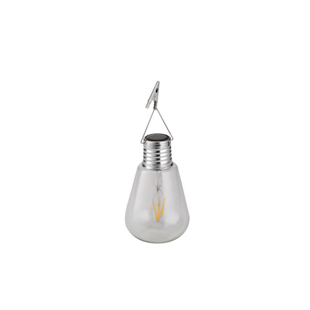 Bombilla colgante Led solar plástico Ø10cm. (Galix G2022)