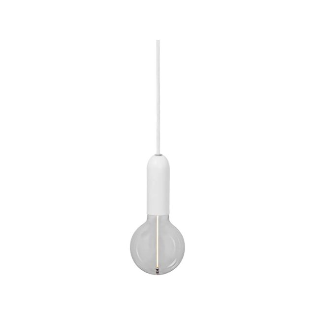 Lámpara colgante acero blanca 1xE27 Round 1906 (Ledvance 092565)