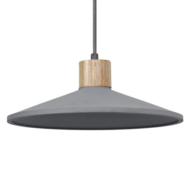 Lámpara colgante  madera/cemento gris 1xE27 (Ledvance 838321)