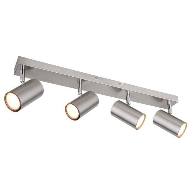 Regleta níquel Robby 4xGU10 (Globo 57911-4)