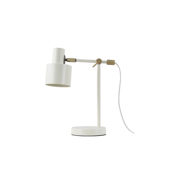 Flexo Serantes blanco E27 Máx.25W (F-Bright 1950940-BL)