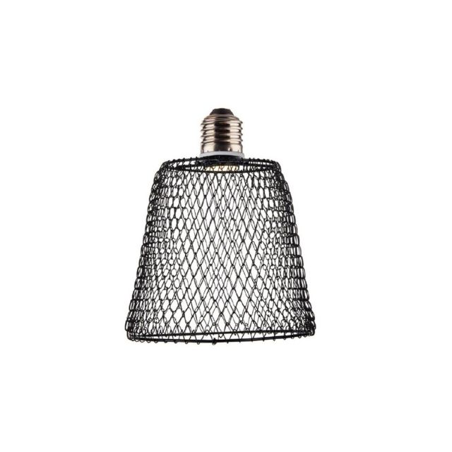 Lámpara de techo Led tipo campana de red de metal flexible negra E27 4W 3000K 240Lm (F-Bright 2509006-N)