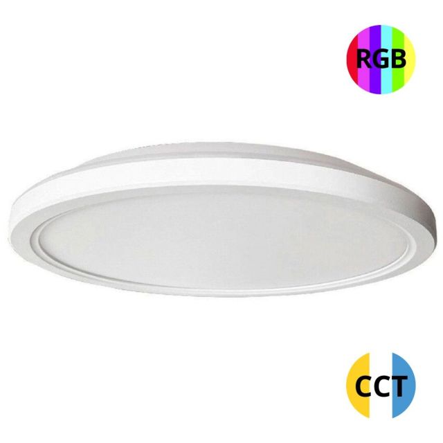 Plafón Led de superficie con  botón de selección de tonalidad  50W  Ø 500mm. (F-Bright 2801576)
