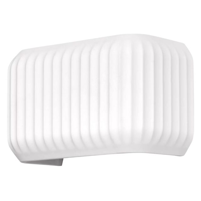 Aplique de pared yeso blanco 1xE27 Plaster Decor 250mm (Ledvance 841222)