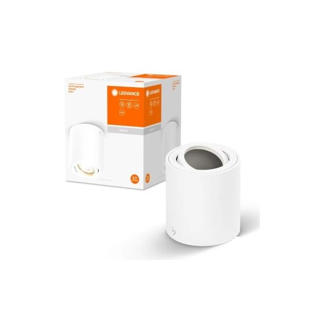 Aplique de techo redondo spot 1xGU10 blanco (Ledvance 758667)