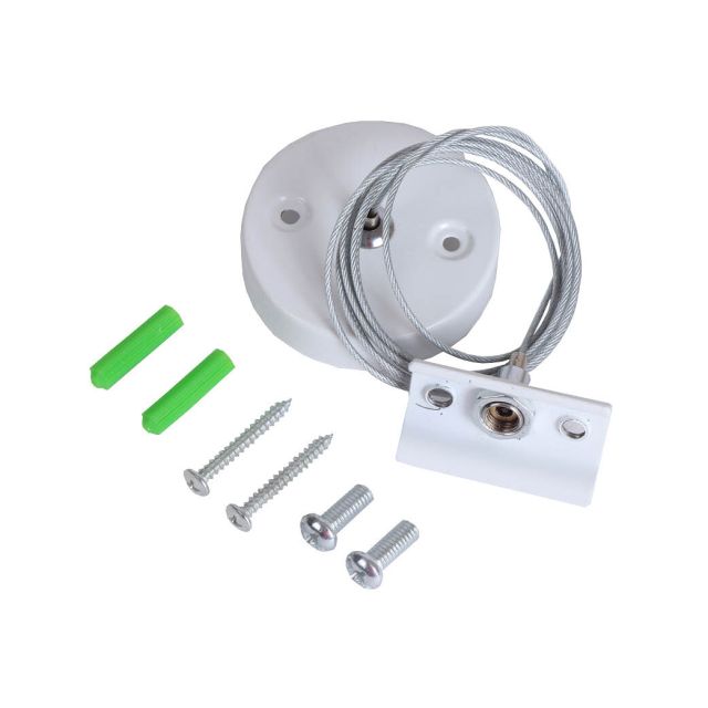 Kit de suspensión para carril monofásico negro 1.5m. (GSC 202210003)