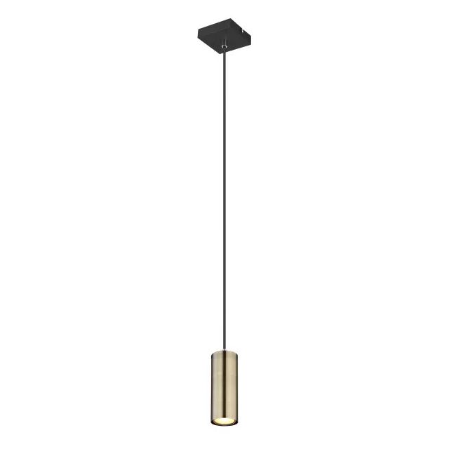 Lámpara colgante latón antiguo Robby GU10 (Globo 57911HM)