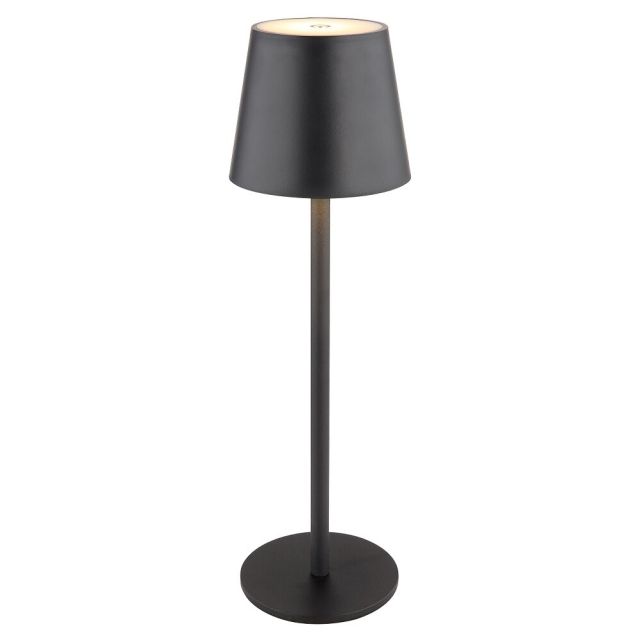 Lámpara Led de sobremesa regulable Vannie negro 130Lm 3000K Ø106x360mm. (Galix 58438G)