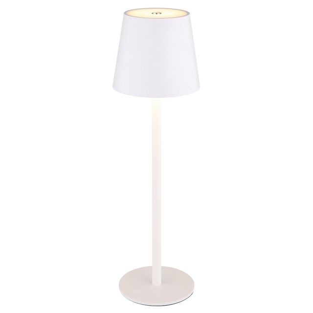 Lámpara Led de sobremesa regulable Vannie blanco 130Lm 3000K Ø106x360mm. (Globo 58438G)