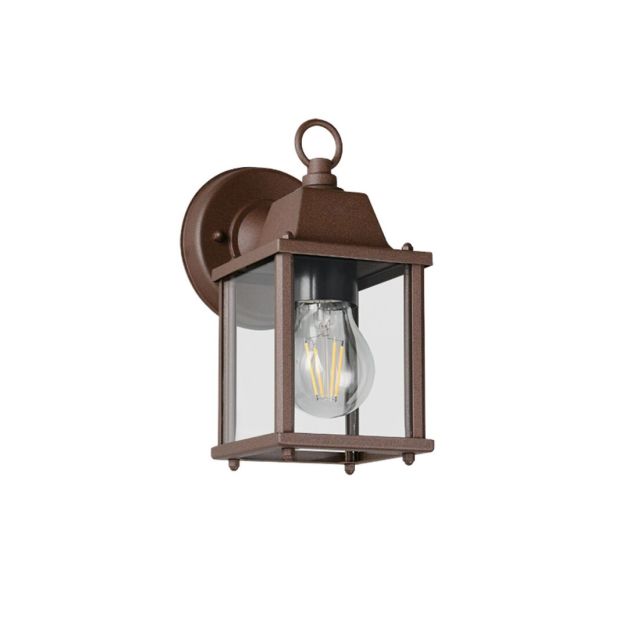Aplique de pared exterior 1xE27 IP44 Mirande oxido (Trio 262260124 )