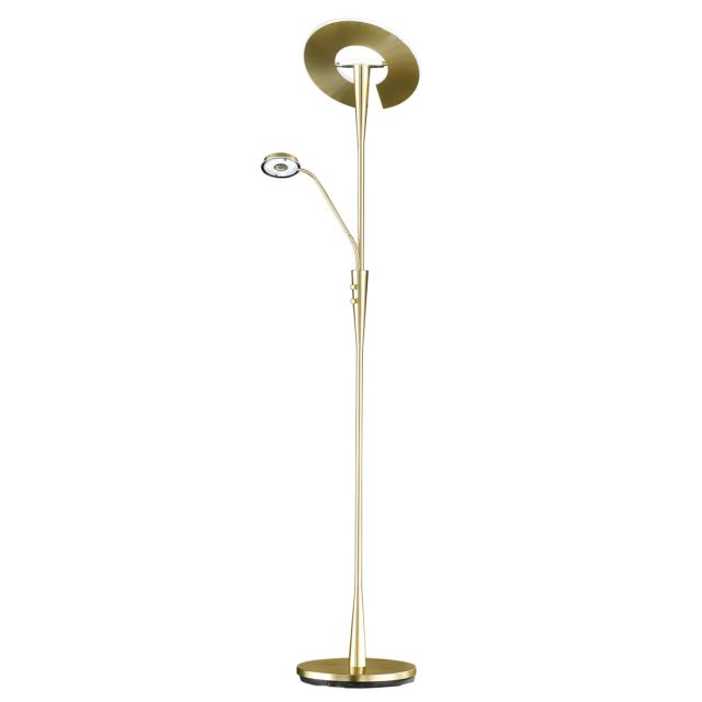 Lámpara de pie Led Quebec 34W+5,5W regulable en tono (Trio Lighting 422710308)