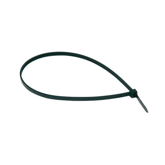 100 ud. bridas de nylon negras 7,2x350mm. (Cintubex CT-350X7,2-NE)