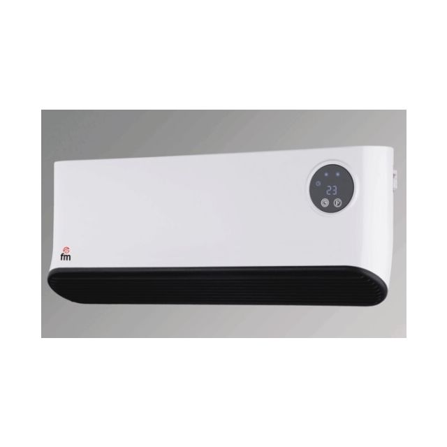 Split cerámico mural con mando a distancia 1000W/2000W (FM TS-22)