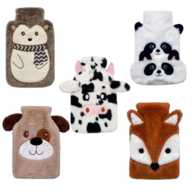Bolsa de agua caliente de goma animales surtidos (Dintex 03221)