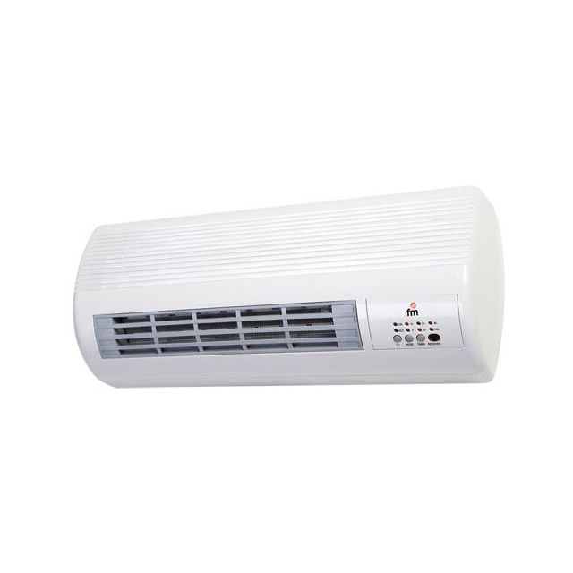 Climatizador Split Mural cerámico con mando frío/ calor 100W/2000W (FM TS-2001)