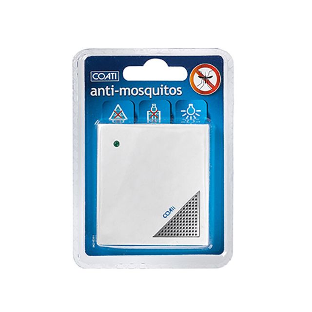 Ahuyenta mosquitos eléctrico blanco 25m²  0,4W (Coati  IN210201)
