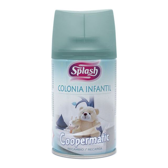 Ambientador Splash Coopermatic "Colonia infantil" 250 ml. (Zelnova 11632)