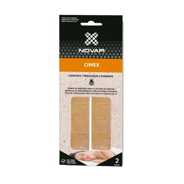 Trampa para chinches y acaros para cama 2ud (Novar 4443)