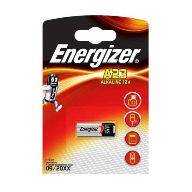 1 ud. pila para mandos y cámaras Alkaline 12V 23A Blíster (Energizer ENBLR23)