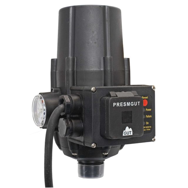 Automatismo regulador bomba prescontrol 1'5 HP + manometro 1,1A (GUT PRESMGUT)