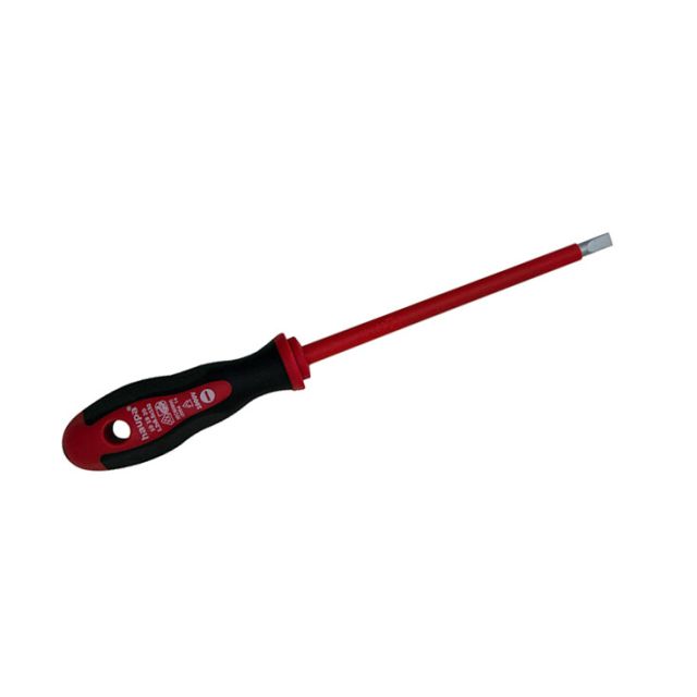Destornillador de electricista punta plana ø3x100mm. (HAUPA 101912)