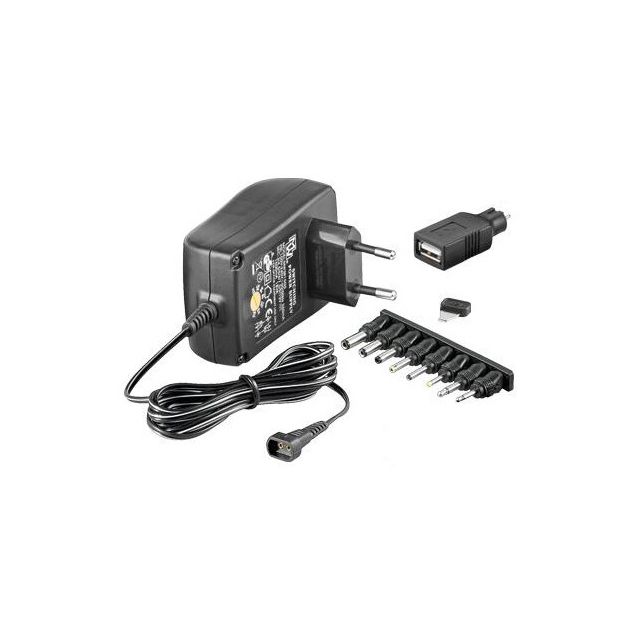 Fuente de alimentación AC/DC universal con USB (KONNOC KA3IP25GS)