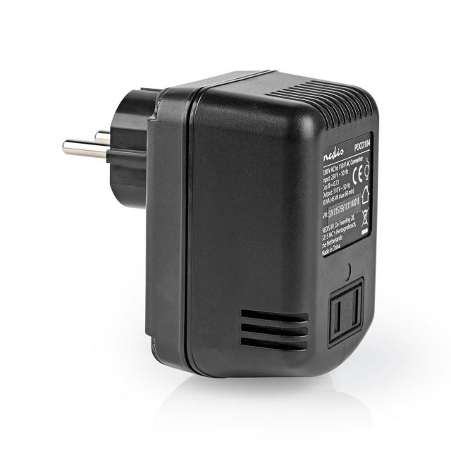 Transformador 50W entrada 220V - salida 110V (Nedis POCO104)